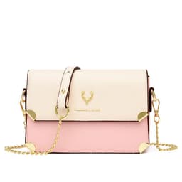 image-Fashion Color Contrast Deer Head Chain Crossbody Bag