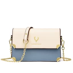 image-Fashion Color Contrast Deer Head Chain Crossbody Bag