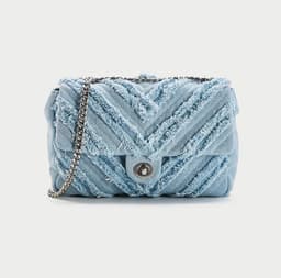 image-Square Magnetic Snap Chain Crossbody Shoulder Bag