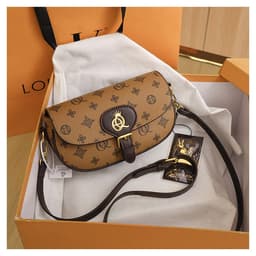 image-Women's Fashion Printed Saddle Bag All-match Shoulder Messenger Bag