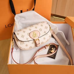 image-Women's Fashion Printed Saddle Bag All-match Shoulder Messenger Bag