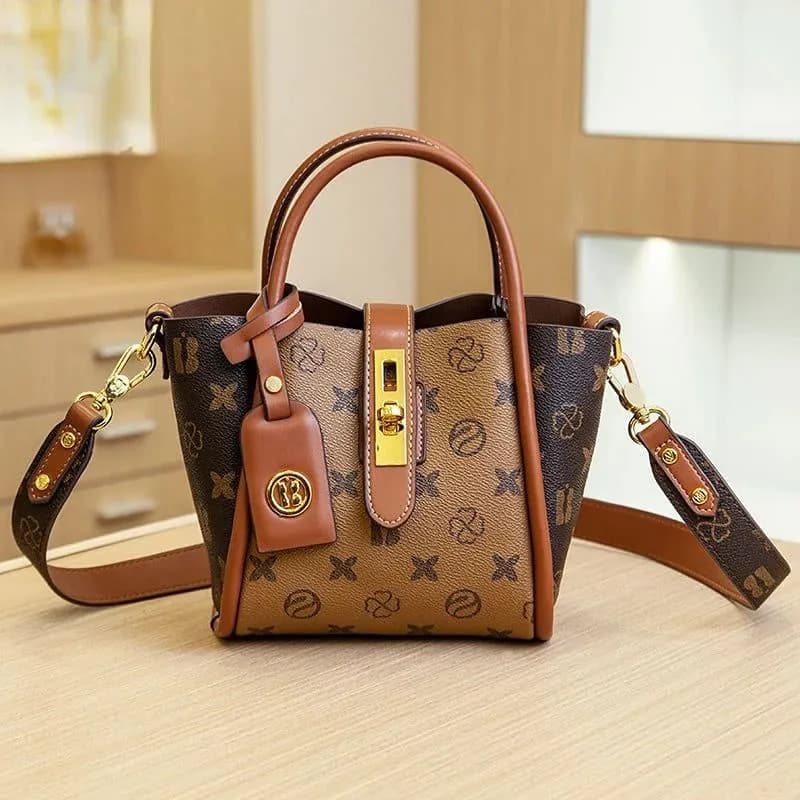 image-Women's Fashion Portable Bucket Bag Women's Messenger Bag