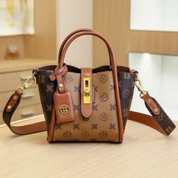 image-Women's Fashion Portable Bucket Bag Women's Messenger Bag