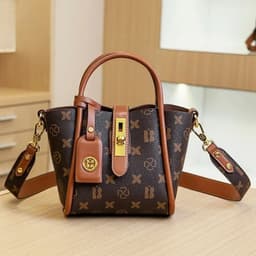 image-Women's Fashion Portable Bucket Bag Women's Messenger Bag