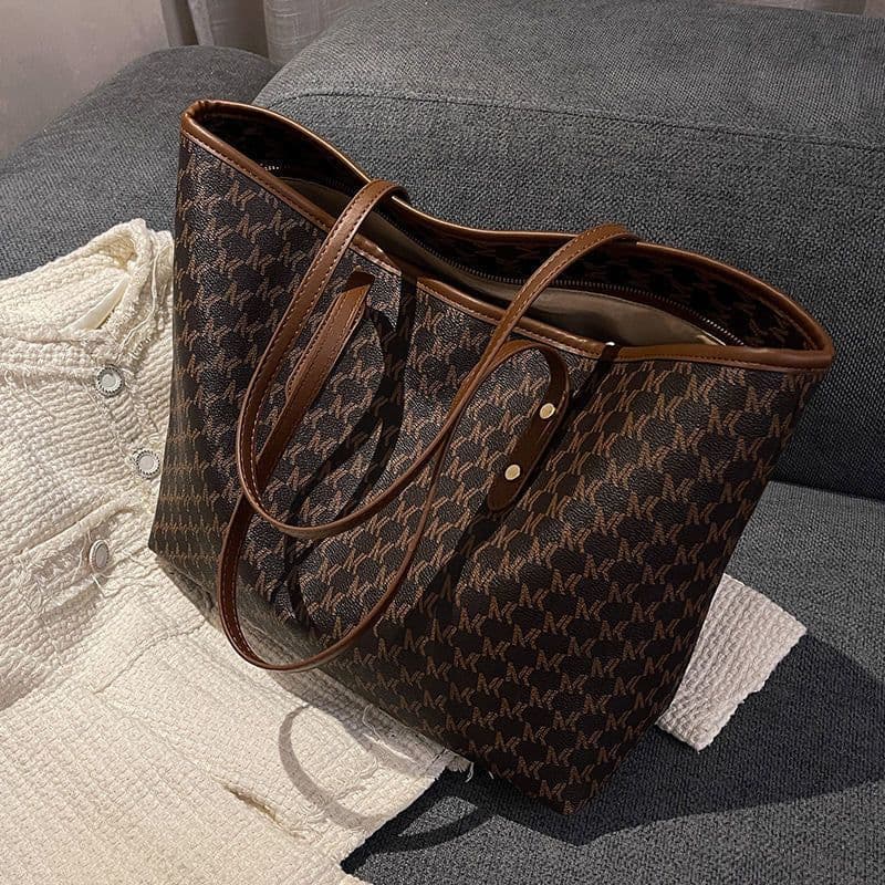 image-Women's Shoulder Bag Large Capacity Commuter's All-matching Tote Bag