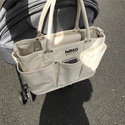 image-Multifunctional Baby Women's Crossbody Large Capacity Portable Canvas Bag