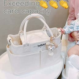 image-Multifunctional Baby Women's Crossbody Large Capacity Portable Canvas Bag