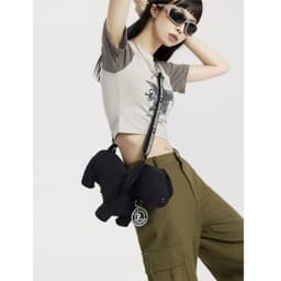 image-Women's One Shoulder Crossbody Bag Cute Doll Bag