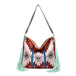image-Retro Tassel Cotton And Linen Women's Bag Portable