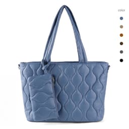 image-Lightweight Simple Commuter Portable Shoulder Bag Large Capacity Multi-compartment