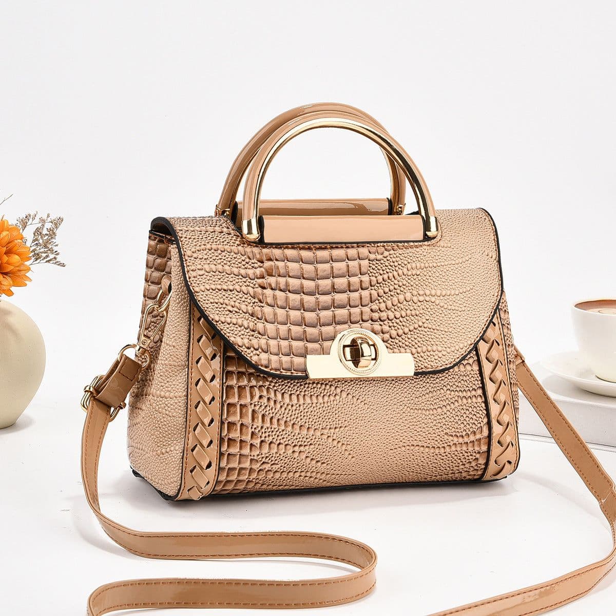 image-Women's Small Square Fashion Shoulder Crossbody Bag
