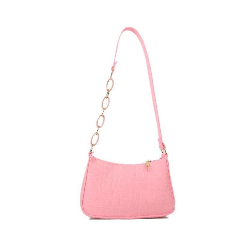 image-Spring New Fashion Simple Graceful Underarm Handbag High Sense Niche