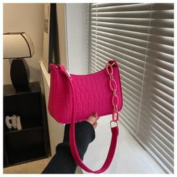 image-Spring New Fashion Simple Graceful Underarm Handbag High Sense Niche