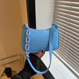 image-Spring New Fashion Simple Graceful Underarm Handbag High Sense Niche