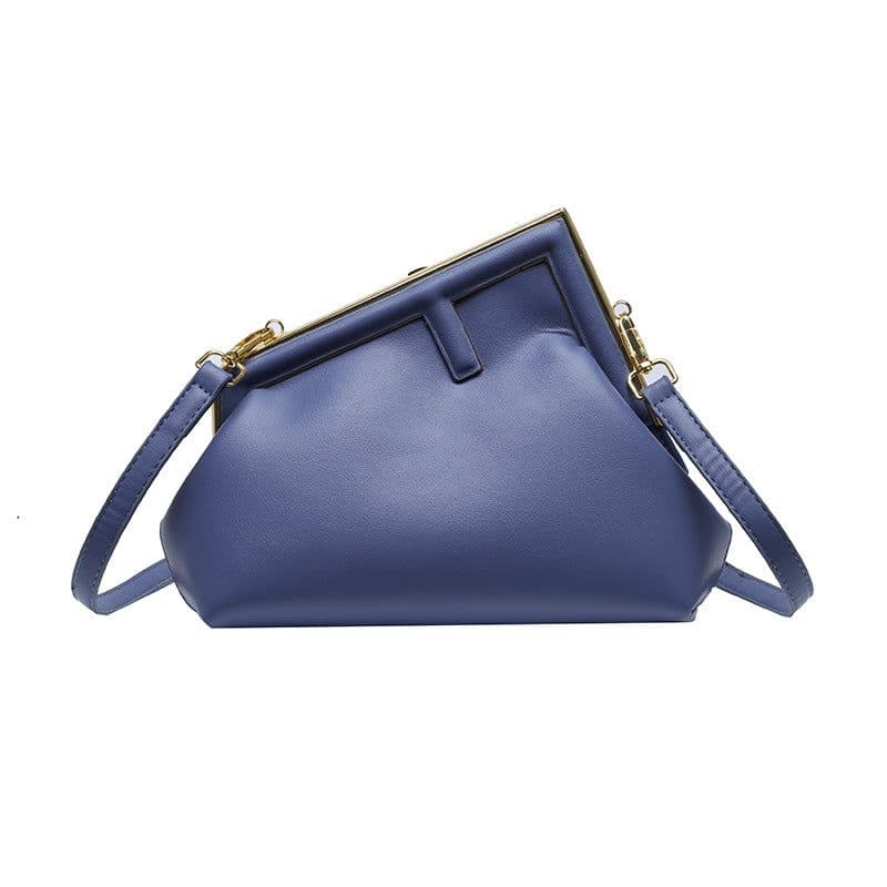 image-All-match Messenger Bag Irregular Niche Textured One-shoulder Bag