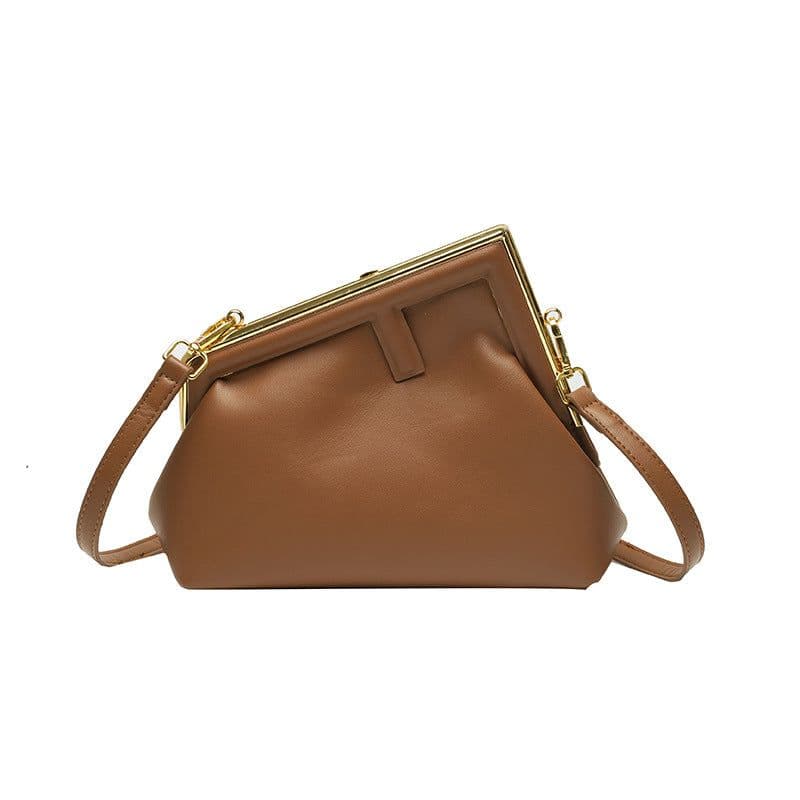 image-All-match Messenger Bag Irregular Niche Textured One-shoulder Bag