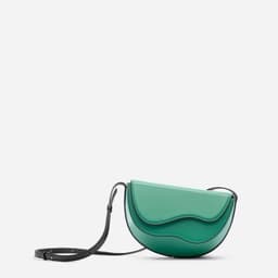 image-Stitching Unique Curve Multicolor Saddle Bag