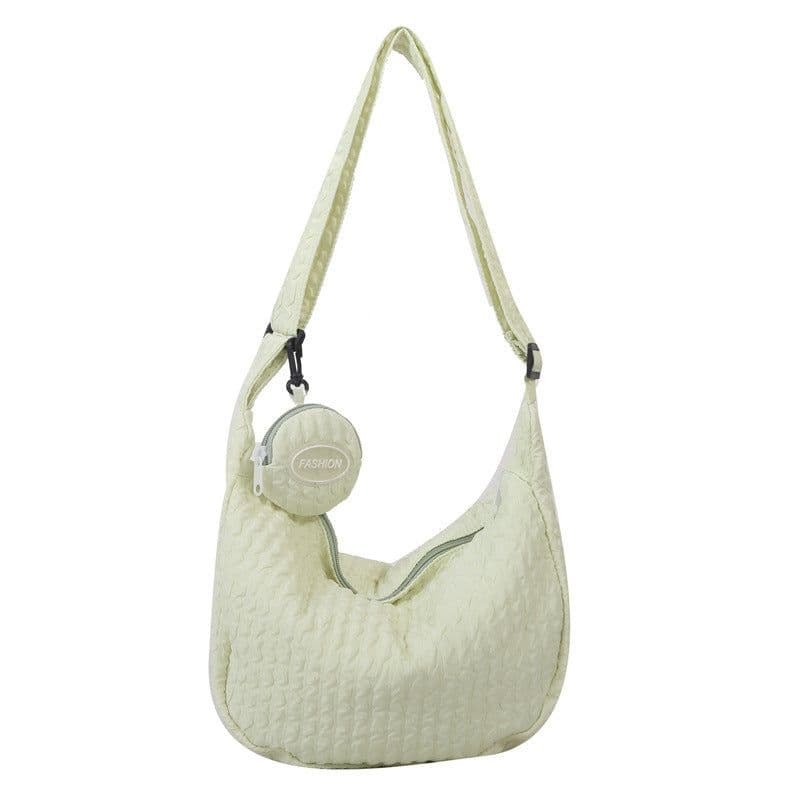 image-South Korea Ins Girl's Fashionable Cloud Puff Flower Shoulder Bag