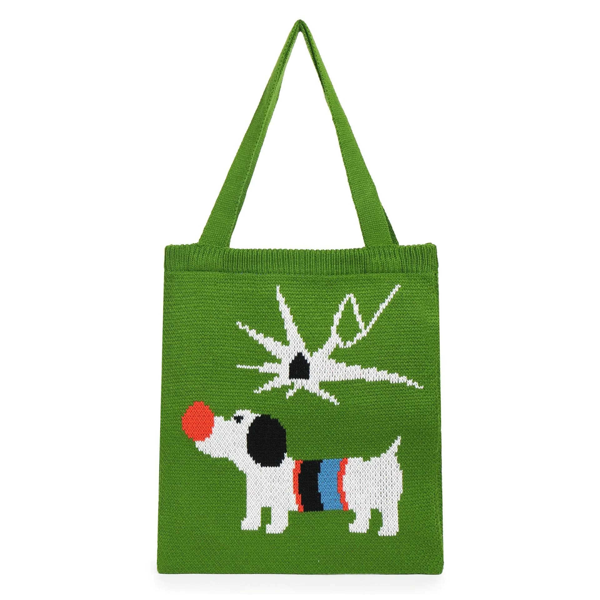 image-Puppy Knitted Bags Cute Large Crossbody Shoulder Bag