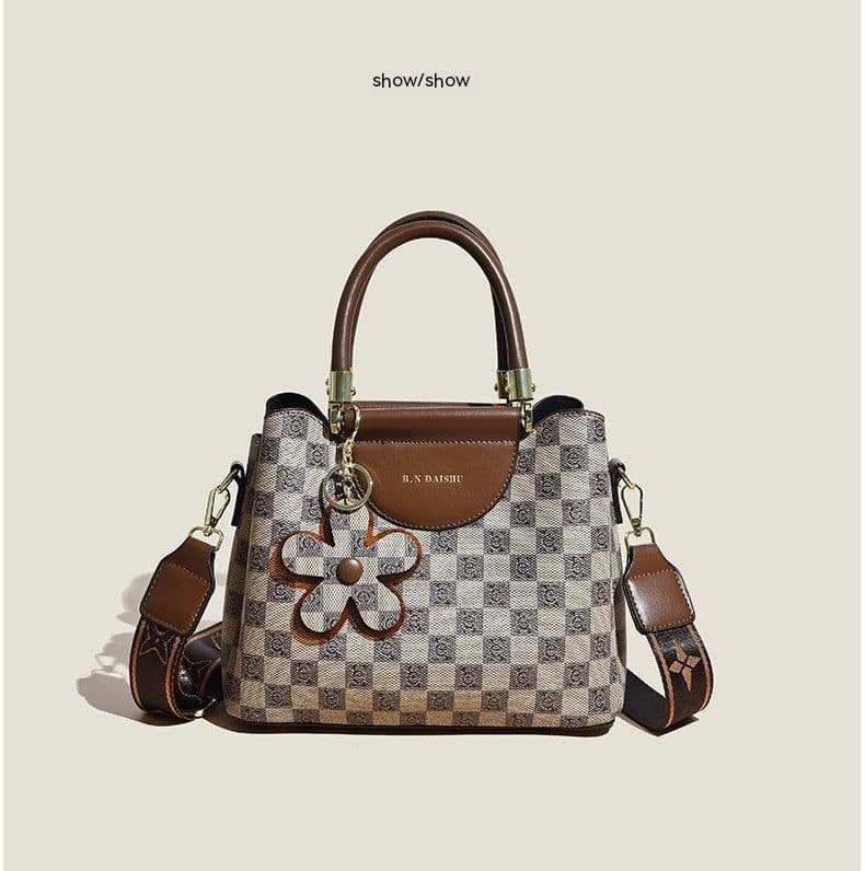 image-Retro Fashion Large Capacity Crossbody Shoulder Bag