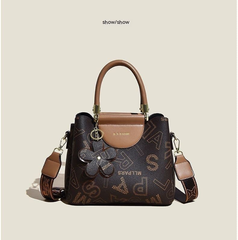 image-Retro Fashion Large Capacity Crossbody Shoulder Bag