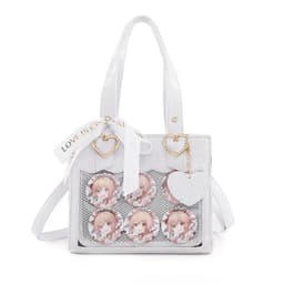 image-Quadratic Crocodile Pattern Women's Crossbody Tote