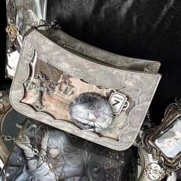 image-All-matching Transparent Shoulder Crossbody Denim Daily Bag
