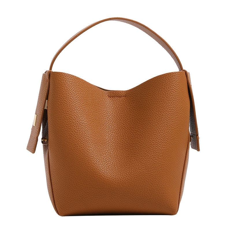 image-Simple Vintage Commuter Women Handbags Business Small Crossbody Shoulder Bags Fashion Trend Luxury Leather Bags