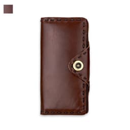 image-Vintage Men's Long Oily Leather First Layer Cowhide Wallet