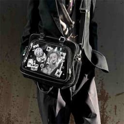 image-Women's Corduroy Large Capacity Commuter Shoulder Bag