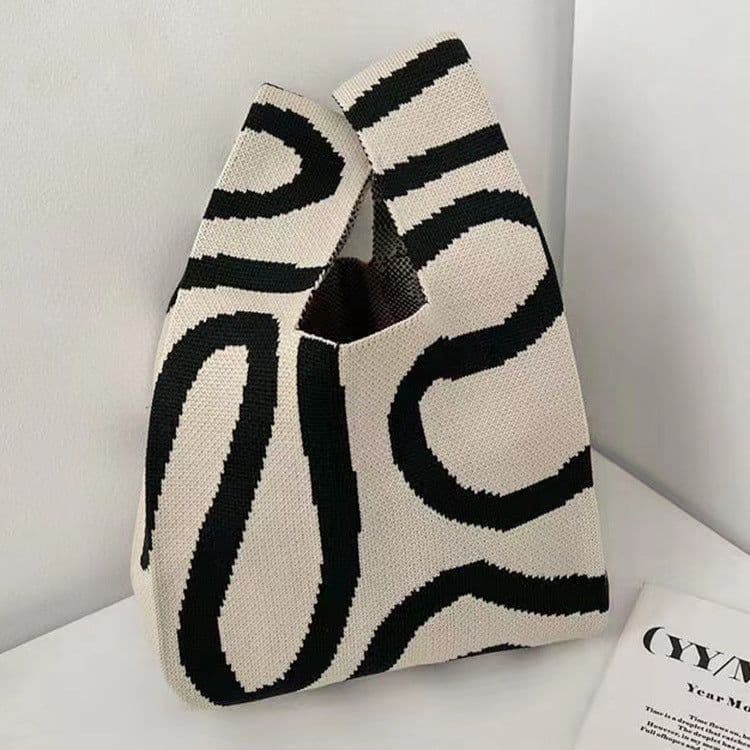 image-Fashionable And Minimalist Line Shoulder Bag