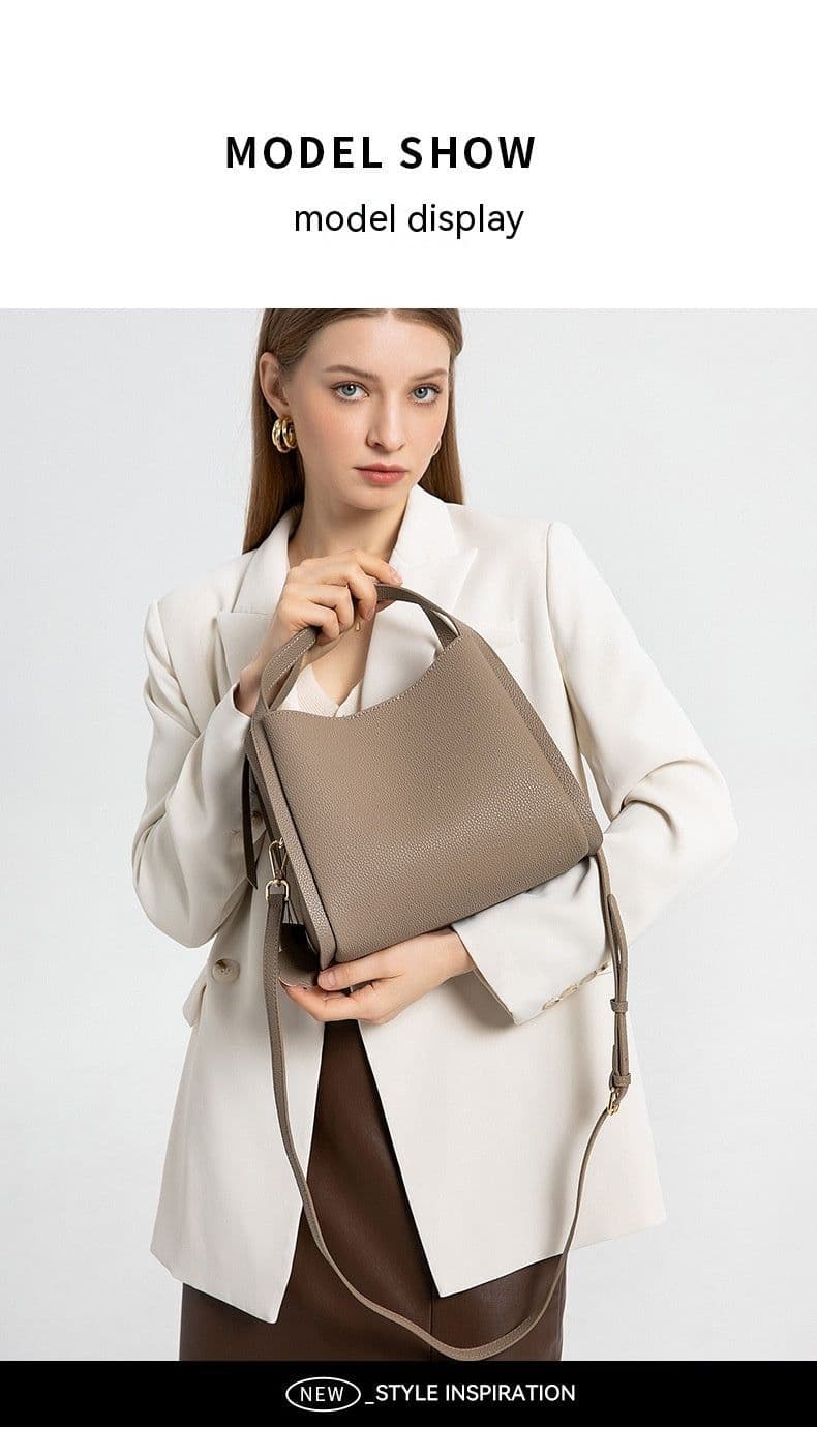 image-Women's Shoulder Bag Fashionable All-match Bucket