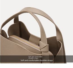 image-Women's Shoulder Bag Fashionable All-match Bucket