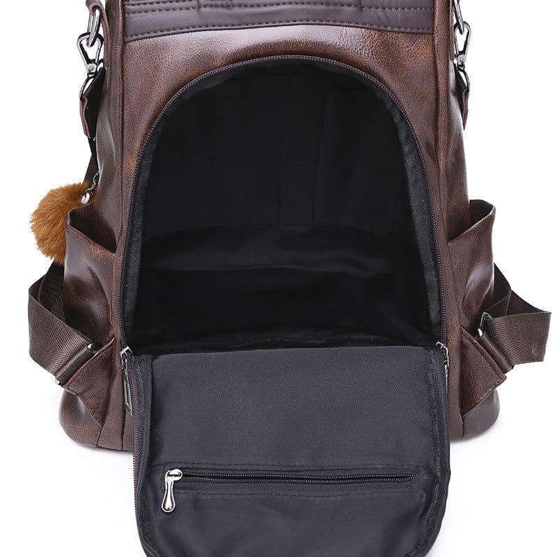 image-Women's Fashion Simple Casual Large-capacity Backpack