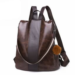 image-Women's Fashion Simple Casual Large-capacity Backpack