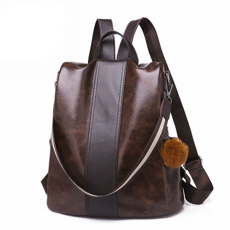 image-Women's Fashion Simple Casual Large-capacity Backpack