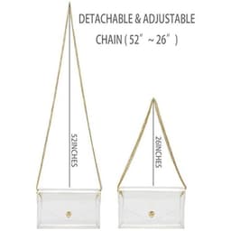image-Women's Cute Sport Transparent Wallet Gift Messenger Bag