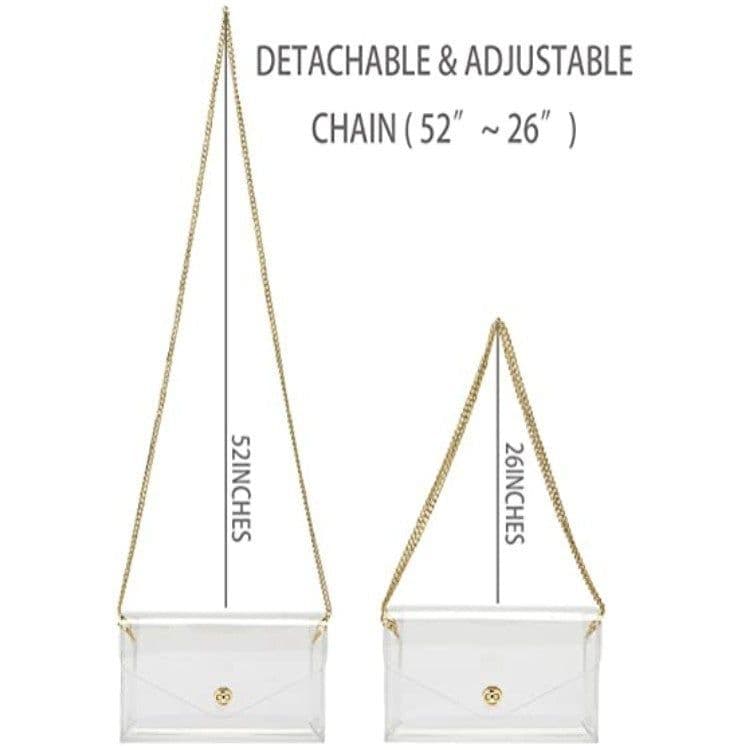image-Women's Cute Sport Transparent Wallet Gift Messenger Bag