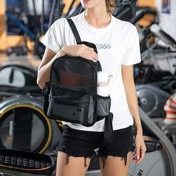 image-Mini Mesh Backpack High Load-bearing Mesh Backpack