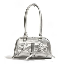 image-Women's Boston Tote Shoulder Bow Underarm Bag