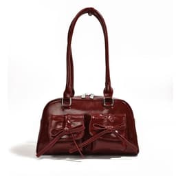 image-Women's Boston Tote Shoulder Bow Underarm Bag