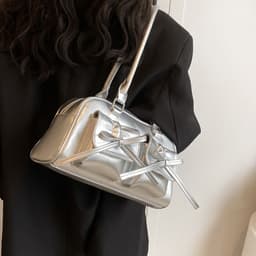image-Women's Boston Tote Shoulder Bow Underarm Bag