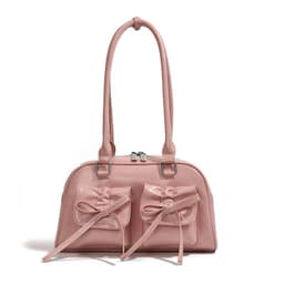 image-Women's Boston Tote Shoulder Bow Underarm Bag