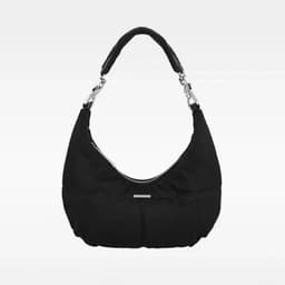 image-Winter Velvet Black Retro Sunny Dark Clouds Special-interest Design Casual Fashion Underarm Baguette Bag