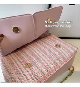 image-Spring Popular Fashion Bowknot Soft Leather Cute Large Capacity Versatile Commuter Hand-carrying Bag