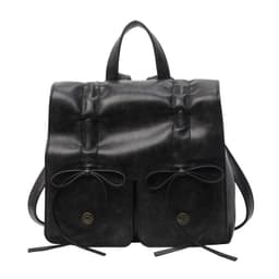 image-Spring Popular Fashion Bowknot Soft Leather Cute Large Capacity Versatile Commuter Hand-carrying Bag