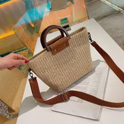 image-Women's Versatile Crossbody Fashion Personality Woven Bag