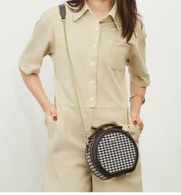 image-Retro Easy Matching Round Women's Bag Crossbody Shoulder Bag