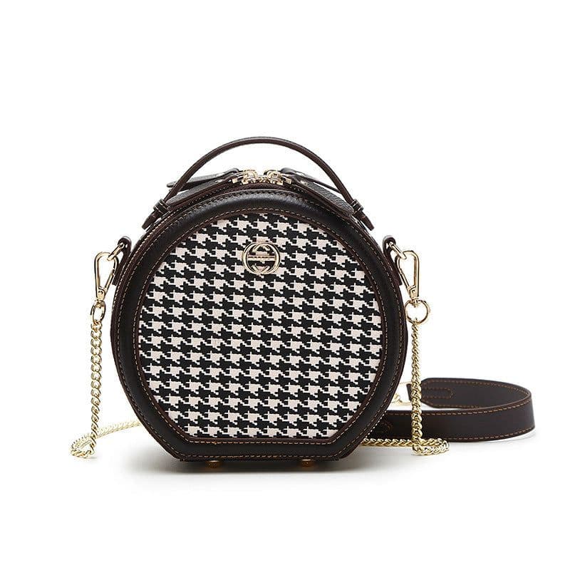 image-Retro Easy Matching Round Women's Bag Crossbody Shoulder Bag