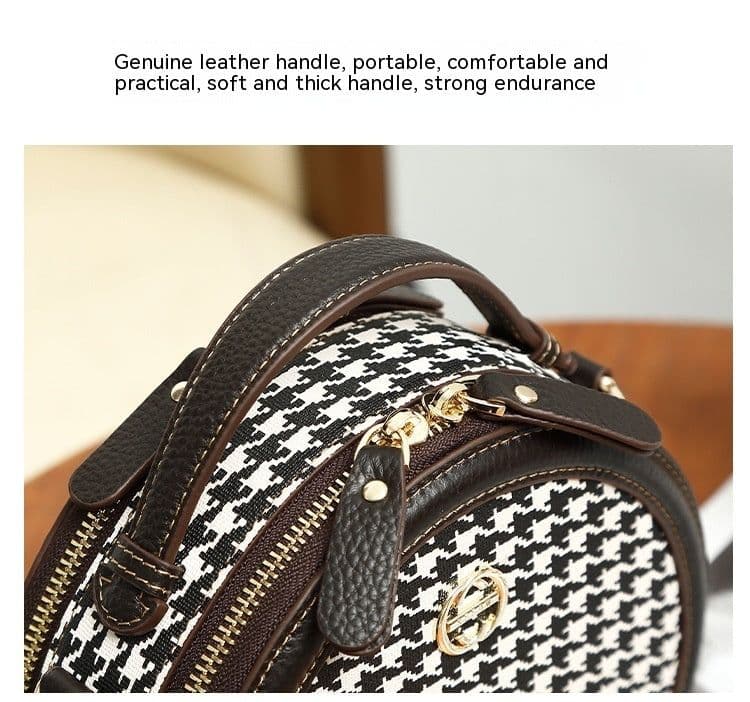 image-Retro Easy Matching Round Women's Bag Crossbody Shoulder Bag